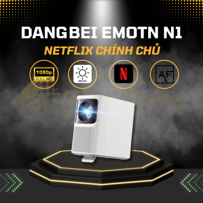 Máy chiếu thông minh Dangbei Emotn N1 Netflix chính chủ Máy chiếu phim gia đình giá rẻ tại HCM