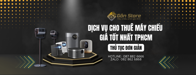 Gôn Store - Chuyên cho thuê máy chiếu phim gia đình giá tôt nhất HCM