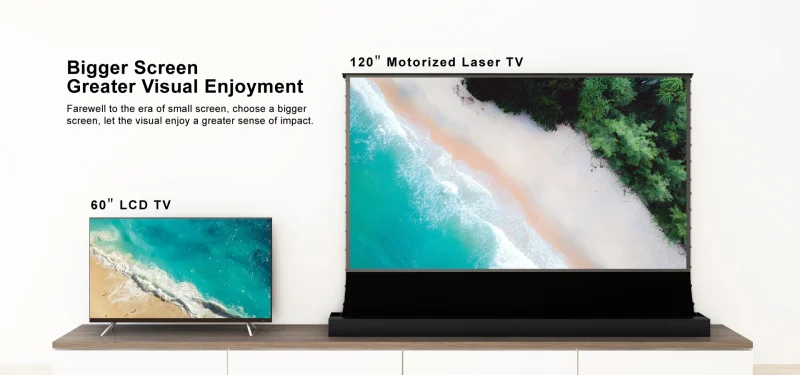 Màn chiếu ALR UST để sàn Vividstorm VSDSTUST120H