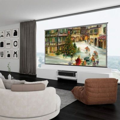 VIVIDSTORM Motorised Laser TV Cabinet PARIS