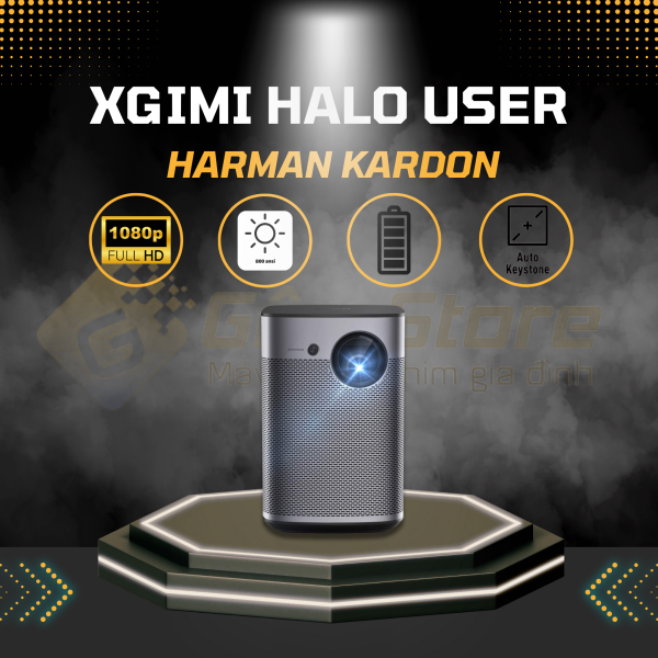 Máy chiếu XGIMI HALO USER - Máy chiếu giá tốt nhất tại Gôn Store Chuyên cung cấp máy hiều phim gia đình thông minh