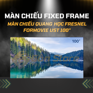 Màn chiếu Fixxed Frame Fresnle Formovie UST giá tốt tại Gôn Store Chuyên cung cấp màn chiếu phim gia đình giá rẻ tại HCM