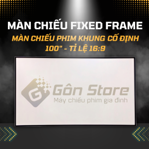 Màn chiếu khung cố định Fixed Frame giá tốt tại Gôn Store Chuyên cung cấp máy chiếu phim gia đình giá rẻ tại HCM