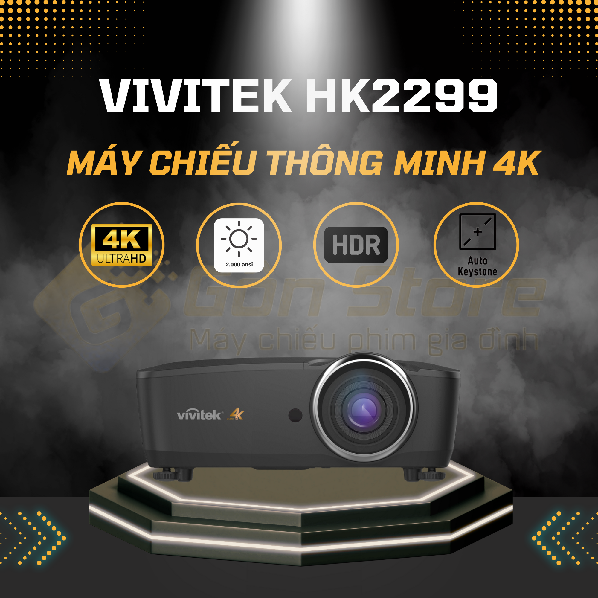 Máy chiếu Vivitek HK2299 4K giá tốt nhất tại HCM