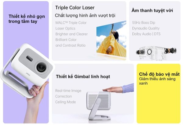 Máy chiếu JMGO N1 Mini giá tốt nhất tại Gôn Store Chuyên cung cấp máy chiếu phim thông minh gia đình