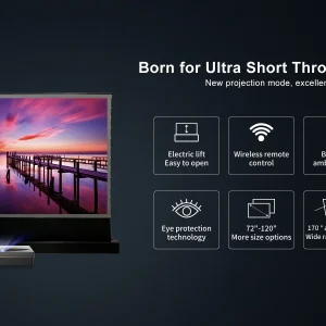 Màn chiếu ALR UST để sàn Vividstorm VSDSTUST120H