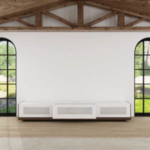 VIVIDSTORM Motorised Laser TV Cabinet New York-Matched For LG CineBeam HU Series