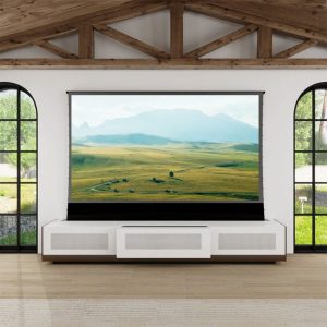 VIVIDSTORM Motorised Laser TV Cabinet New York-Matched For LG CineBeam HU Series