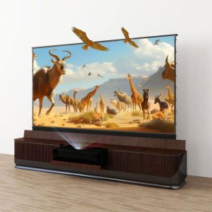 Tủ TV Laser VIVIDSTORM Fully Concealed DUNE