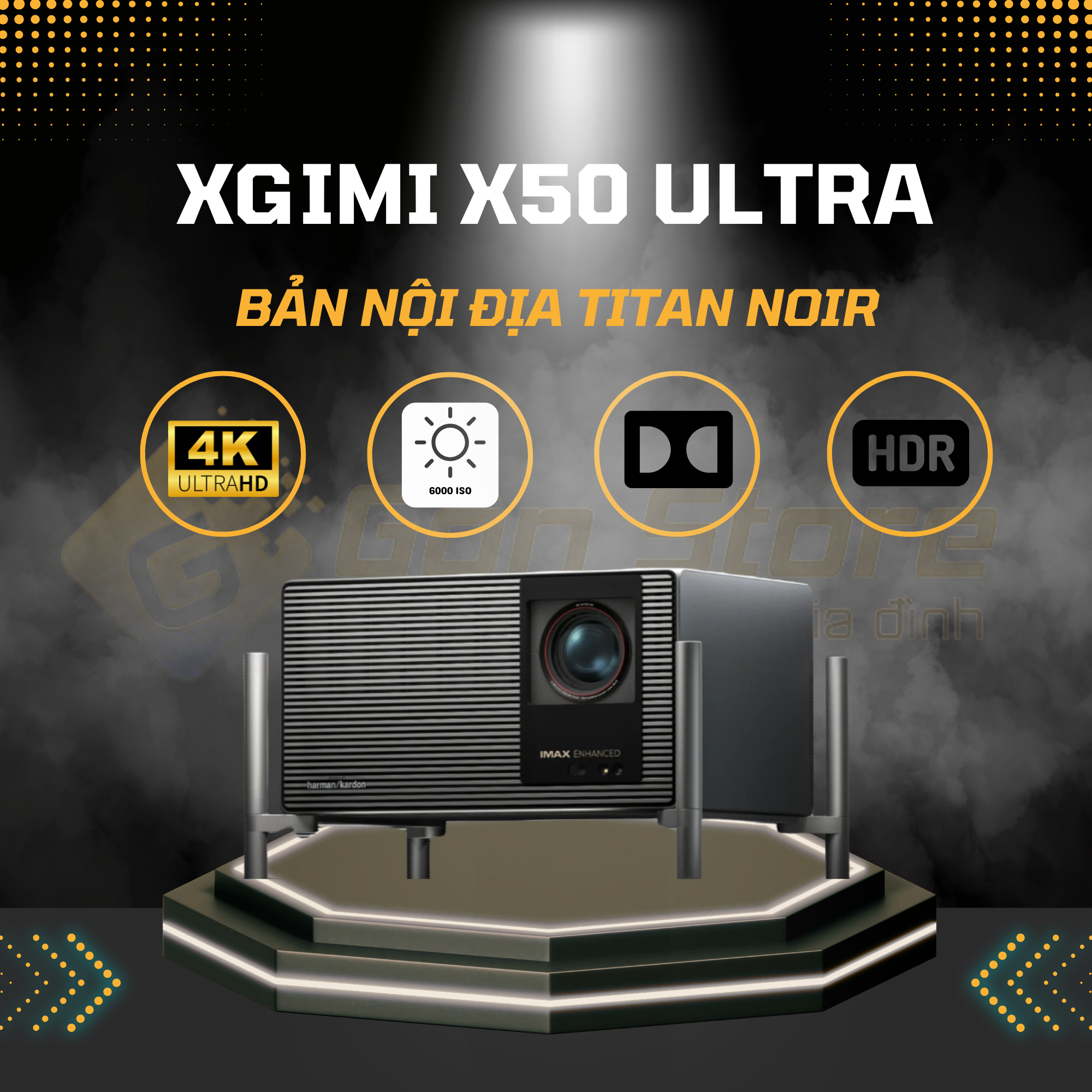 Máy chiếu XGIMI X50 ULTRA : Thiết Lập Chuẩn Mực Điện Ảnh Tại Gia Cùng Máy Chiếu 4K Laser Xgimi X50 Ultra